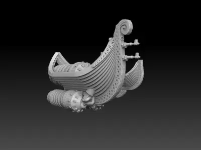 Rocket Knarr 3D print model