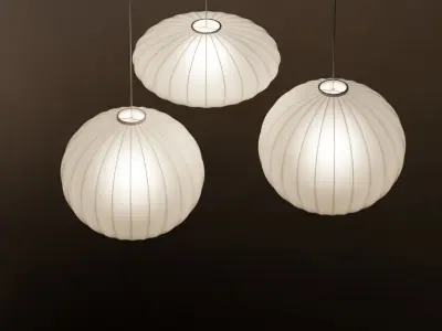Paper lamp Free 3D model