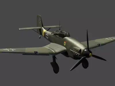 Ju 87 D-5 Stuka 3D model