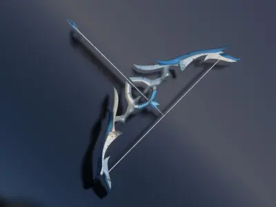 Fancy Bow - Project Files Free low-poly 3D model