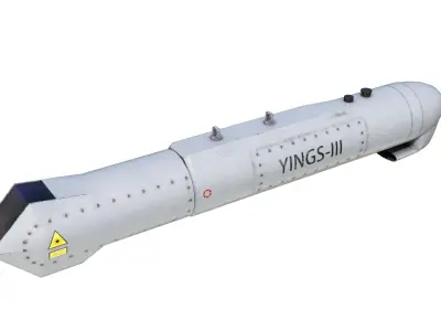 Chinese YINGS-III 330 Day Night Targeting Pod Low-poly 3D model