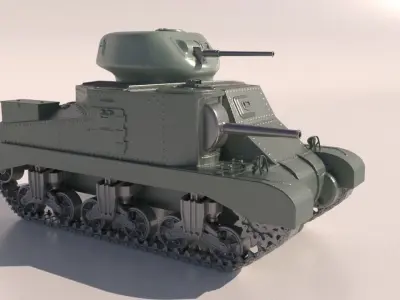 Tank M3Lee for 3Dprint 3D print model