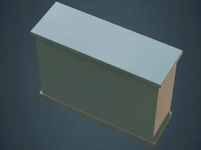 Electrical Enclosure 4A Low-poly 3D model