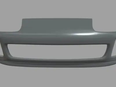 Front Bumper Toyota Supra Low-poly 3D model