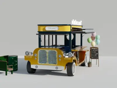 Food Truck 3D model