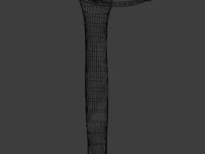 Pristine Short Sword Free low-poly 3D model