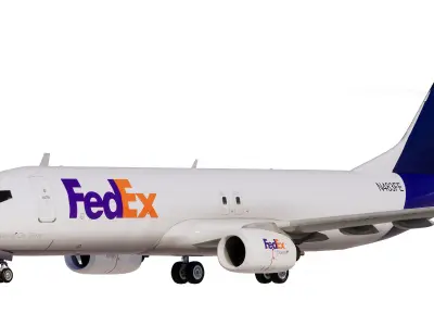 FedEx Express Boeing 737-800 3D model