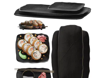 Bonna cookware set Shade Series 3D model