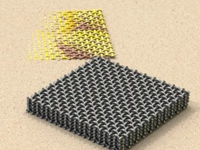 Wire screen Free 3D model