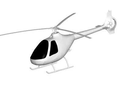 Cabri G2  helicopter 3D model