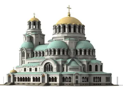 15x Churches and cathedrals worldwide 3D Model Collection 