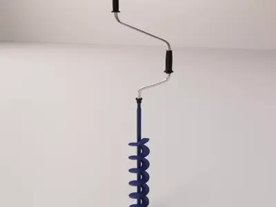 Ice Augers V2 3D model