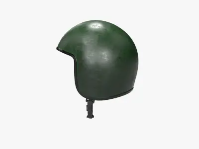 Helmet PBR equestrian Low-poly 3D model