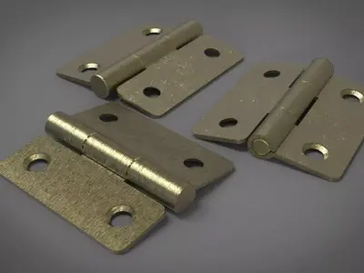 Door Hinge 3D model