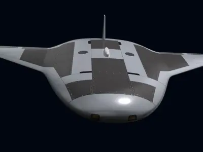 Manta Ray UUV 3D model