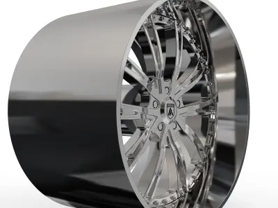 ASANTI AF177 WHEEL 3D MODEL 3D model
