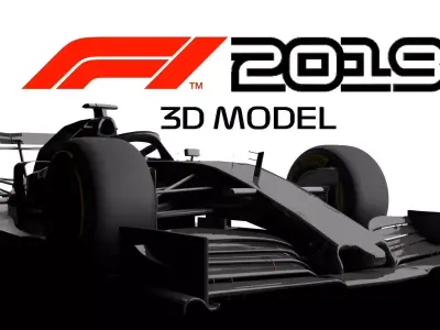 F1 2020 3D MODEL GAMES READY Low-poly 3D model