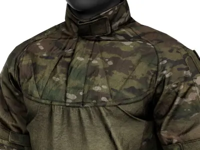 Combat Shirt Low-poly 3D model