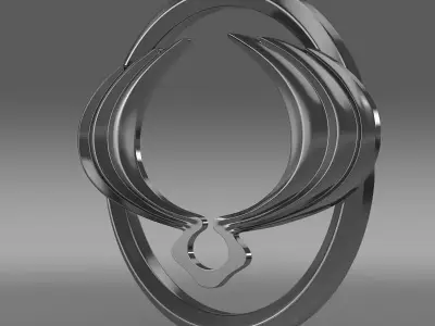 Ssang Yong Logo 3D model