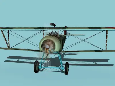 Nieuport 11 VHP V12 3D model