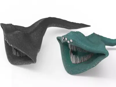 El Gran Maja 3D Model with Swimming Loop Animation 3D model