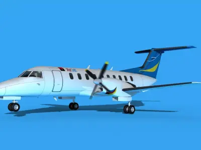 Embraer EMB120 Air Jet 3D model