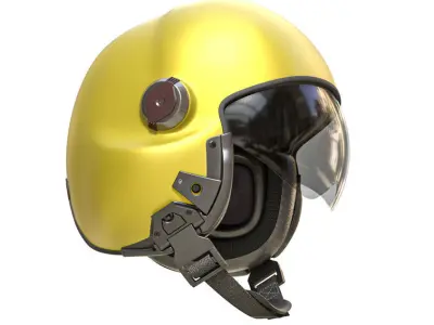 Msa gallet lh050 Pilot Helmet 3D model