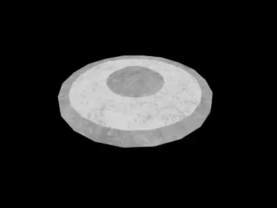 Vyking Shield Low-poly 3D model