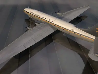 Bristol Type 167 Brabazon 3D model