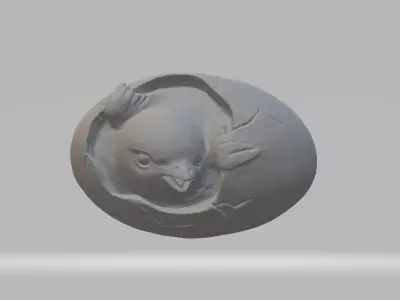 Bird Egg 3D Model Free 3D print model