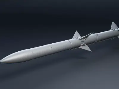 AIM-120A Missile 3D Print 3D print model