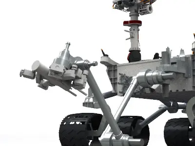 Curiosity Rover Mars Science Lab MSL 3D model