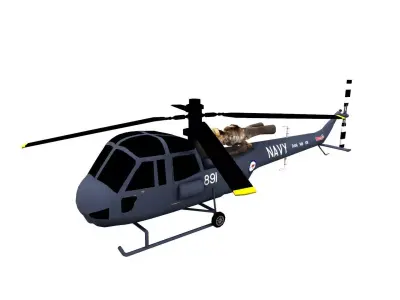 Lowpoly Westland Scout Low-poly 3D model