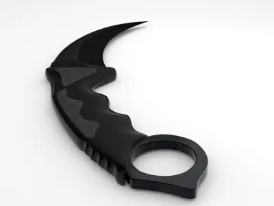 Karambit knife Free 3D model