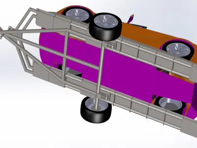 REMOLQUE COCHE Free 3D model