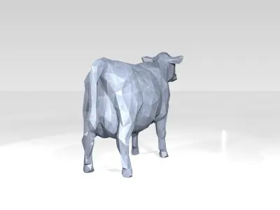 Cow Low Poligonal 3D model