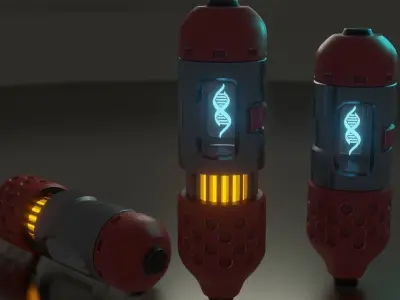 Sci fi nade 3D model