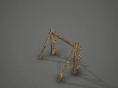 Weapon Market 04 Low-poly 3D model