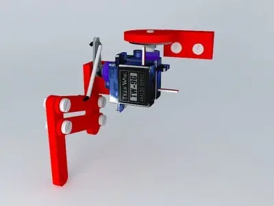 Coordination with servo motors Free 3D model