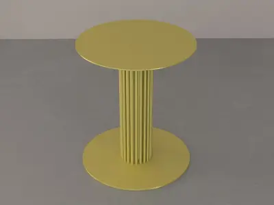 DIZDAR Round Table Base - BALASAGUN Free 3D model