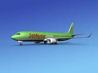 Boeing 737-900ER Jet4You 3D model