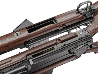 Brondby M34 Rifle Low-poly 3D model