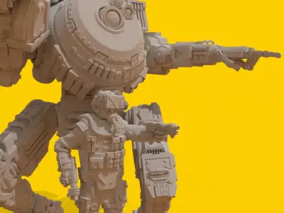 Jotunn Mech 3D print model