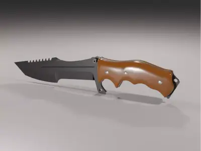 Hunstman Knife Free 3D model