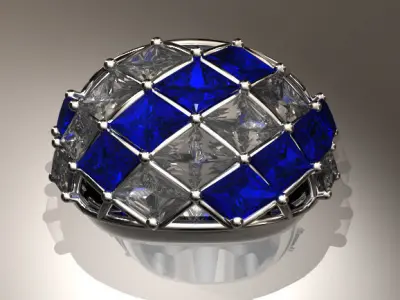 Rendering Anello D Free 3D model