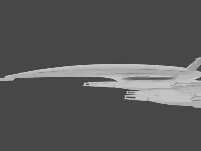 Alliance Normandy SR2 Low-poly 3D model