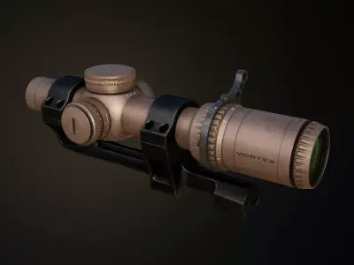 Vortex Razor HD Gen3 scope Low-poly 3D model