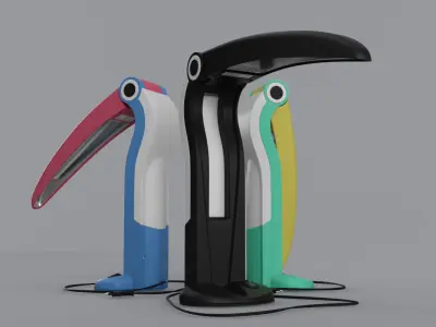 Toucan Lamp 3D model