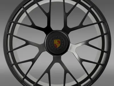 Porsche GTS 2015 rim 3D model