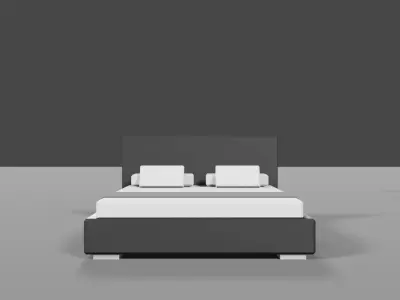 Low poly modern furniture Free low-poly 3D model